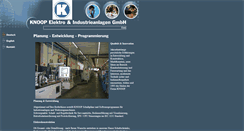 Desktop Screenshot of knoop-automation.de